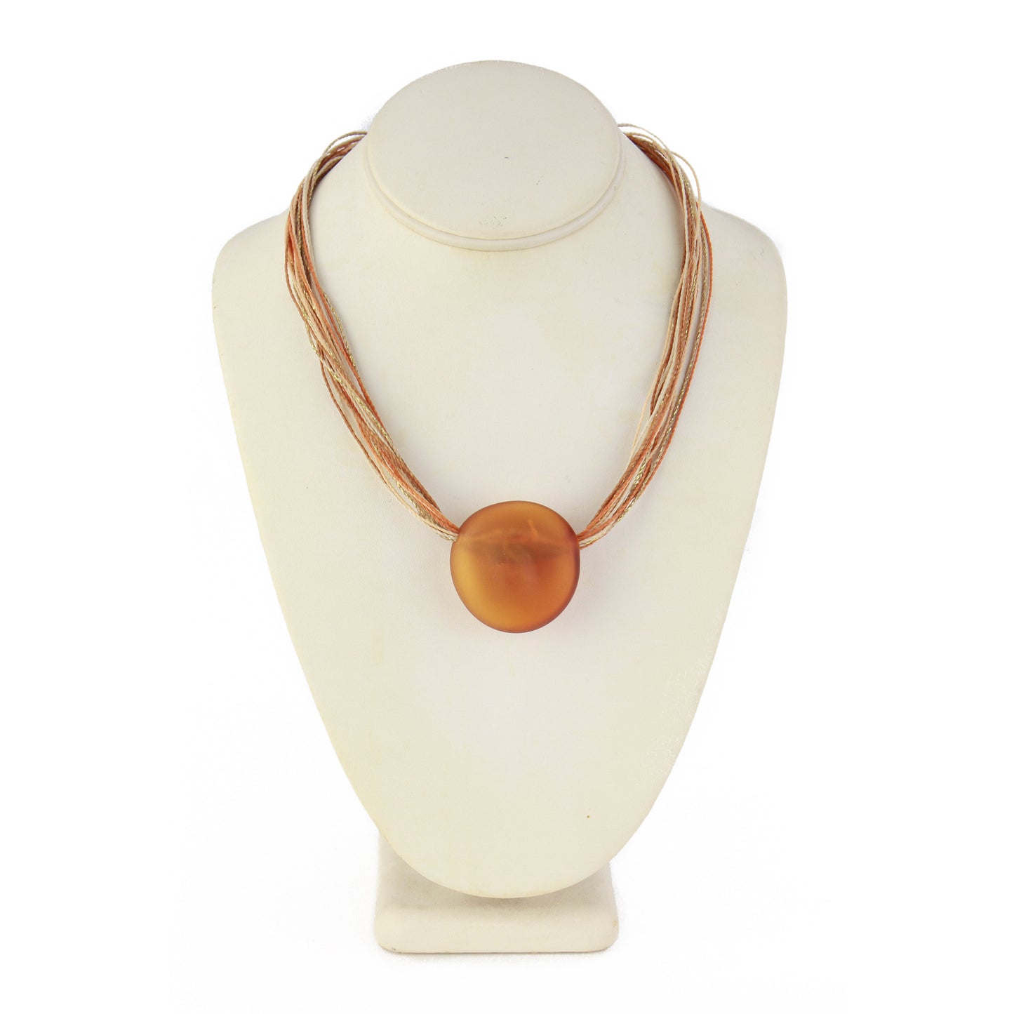 Aura necklace -amber