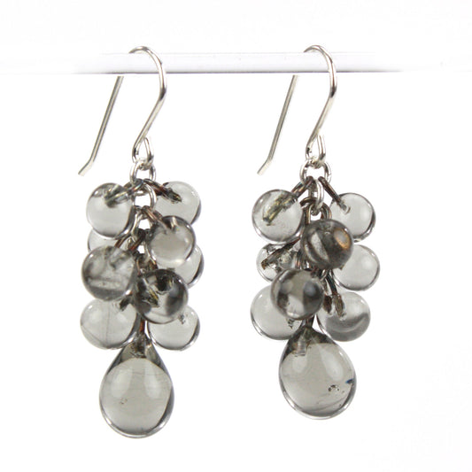 Chroma earrings in grey