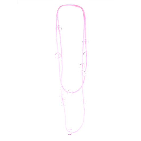 Orbit necklace -pink