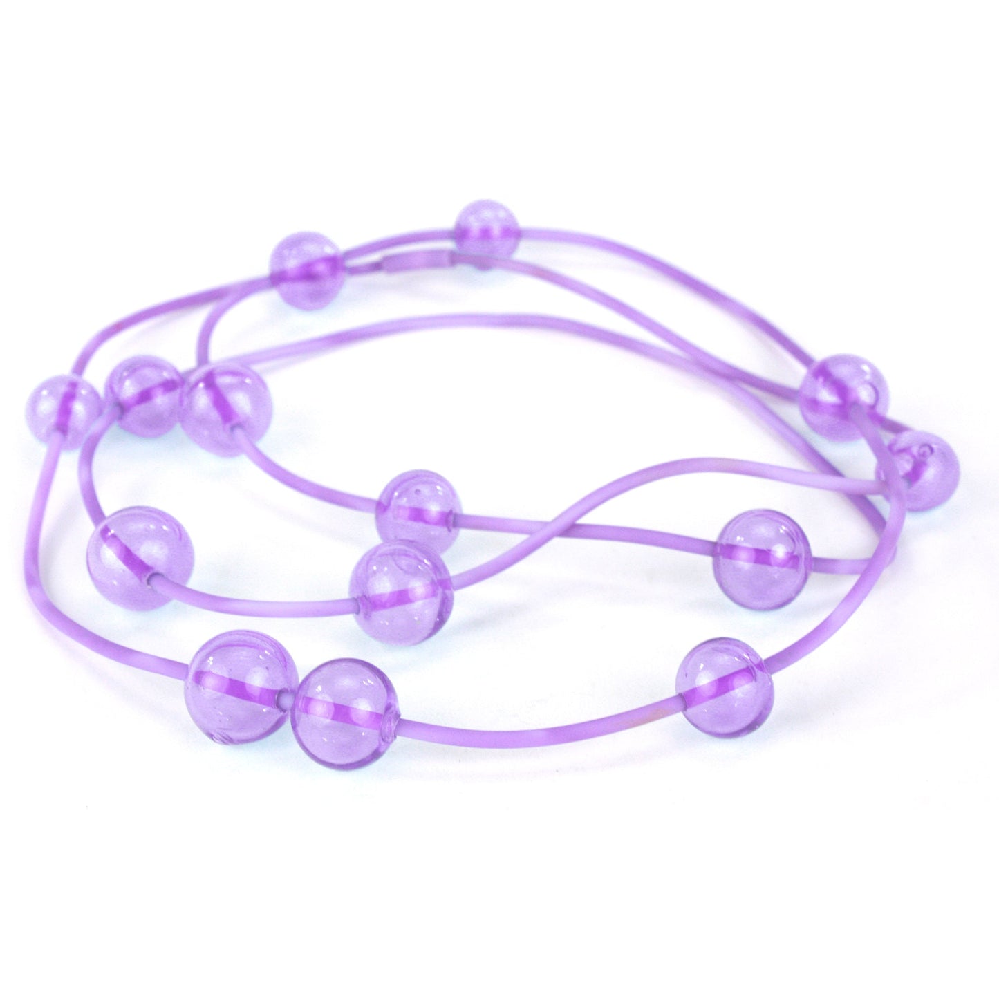 Orbit necklace -purple change color