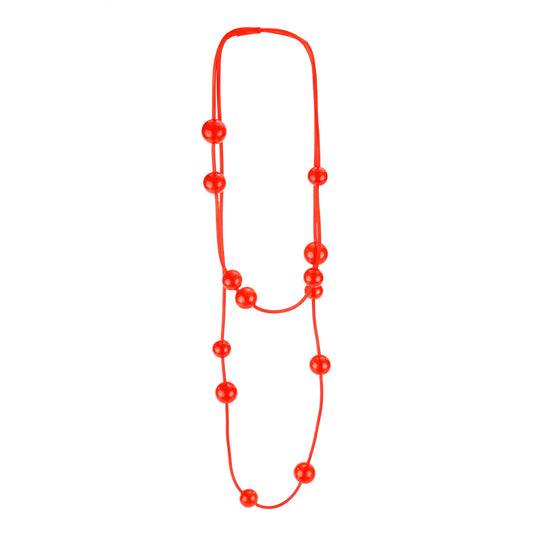 Orbit necklace -orange