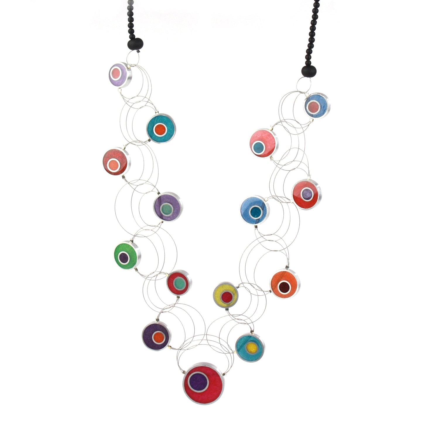 Resinique Interplay necklace - multi-color