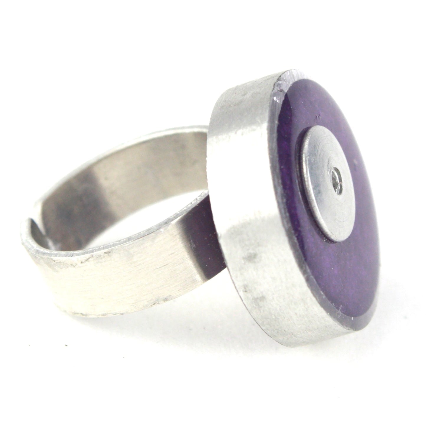 Resinique circle ring - purple