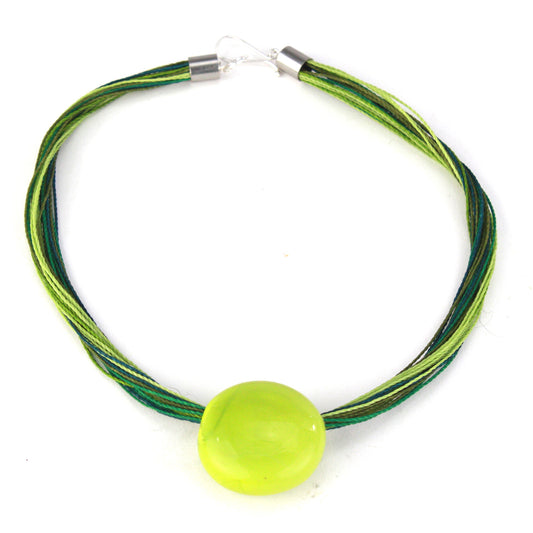 Aura necklace -green