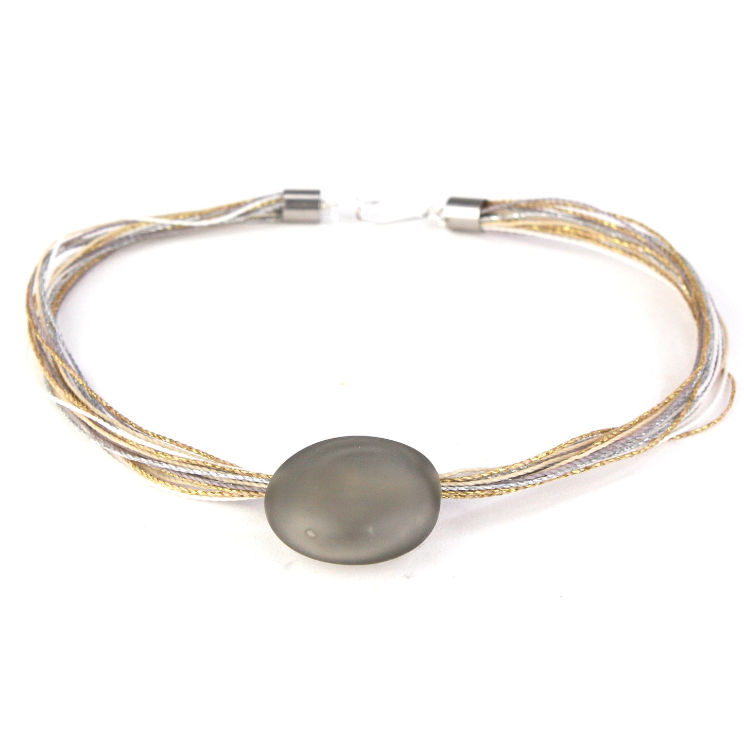 Aura necklace -grey