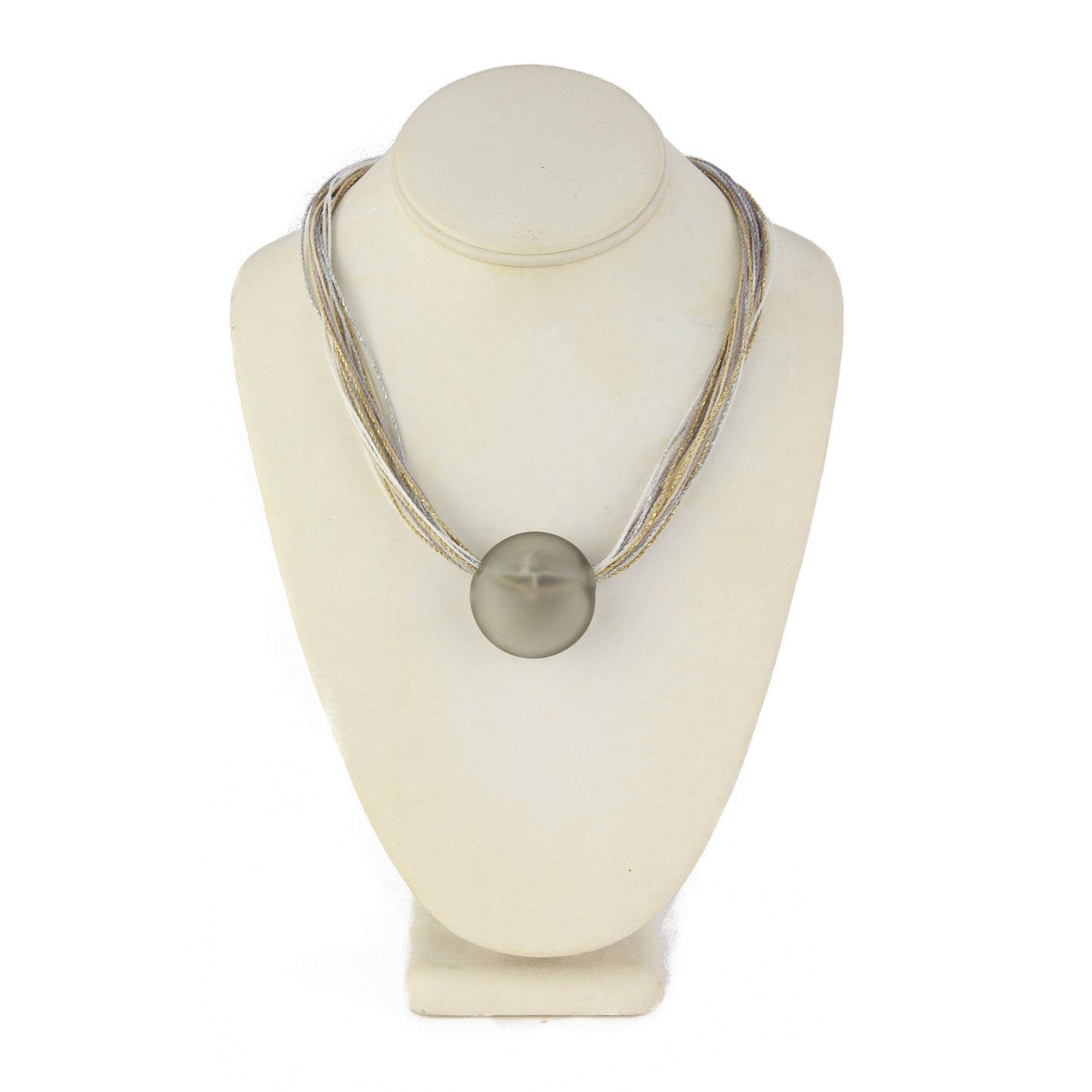 Aura necklace -grey