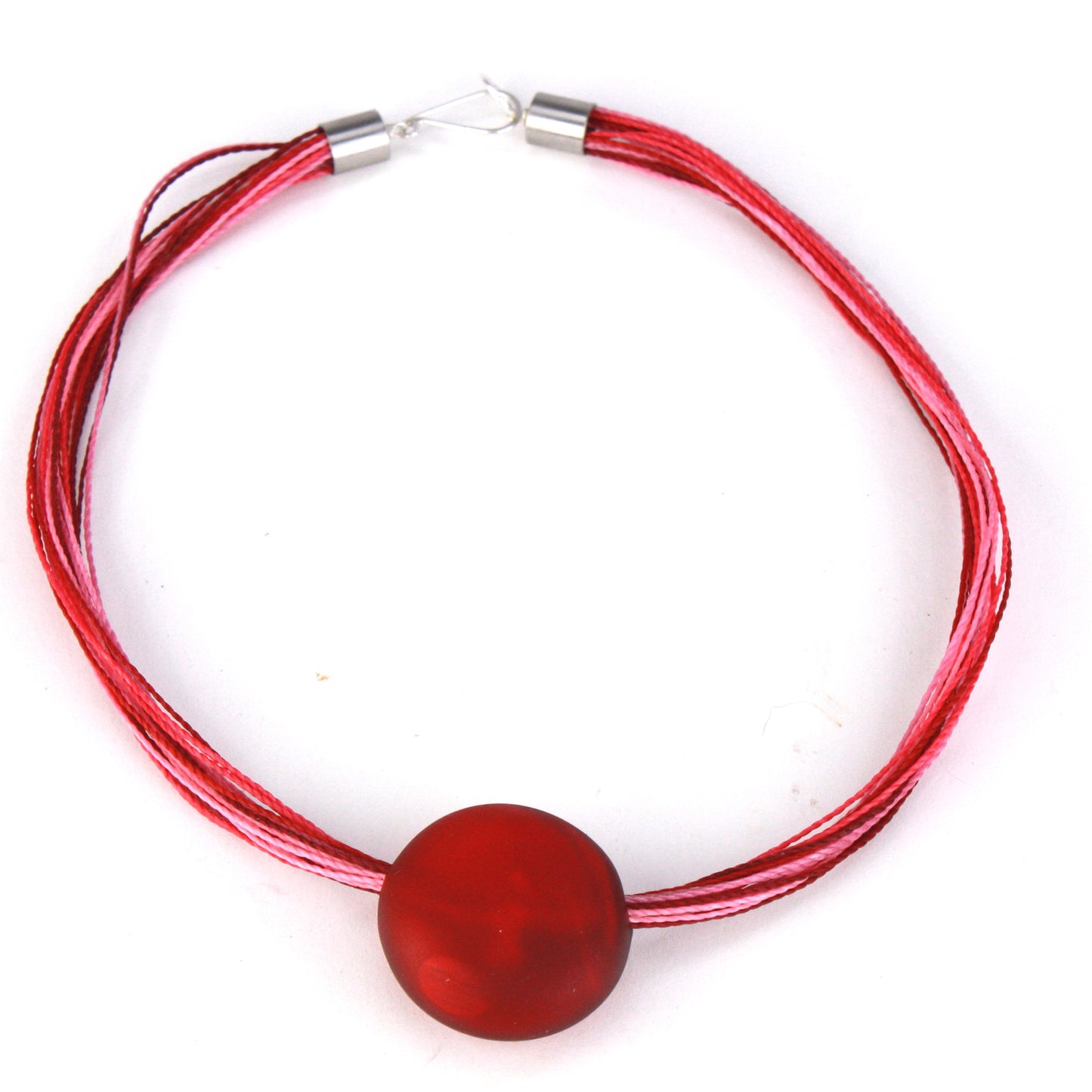 Aura necklace -red