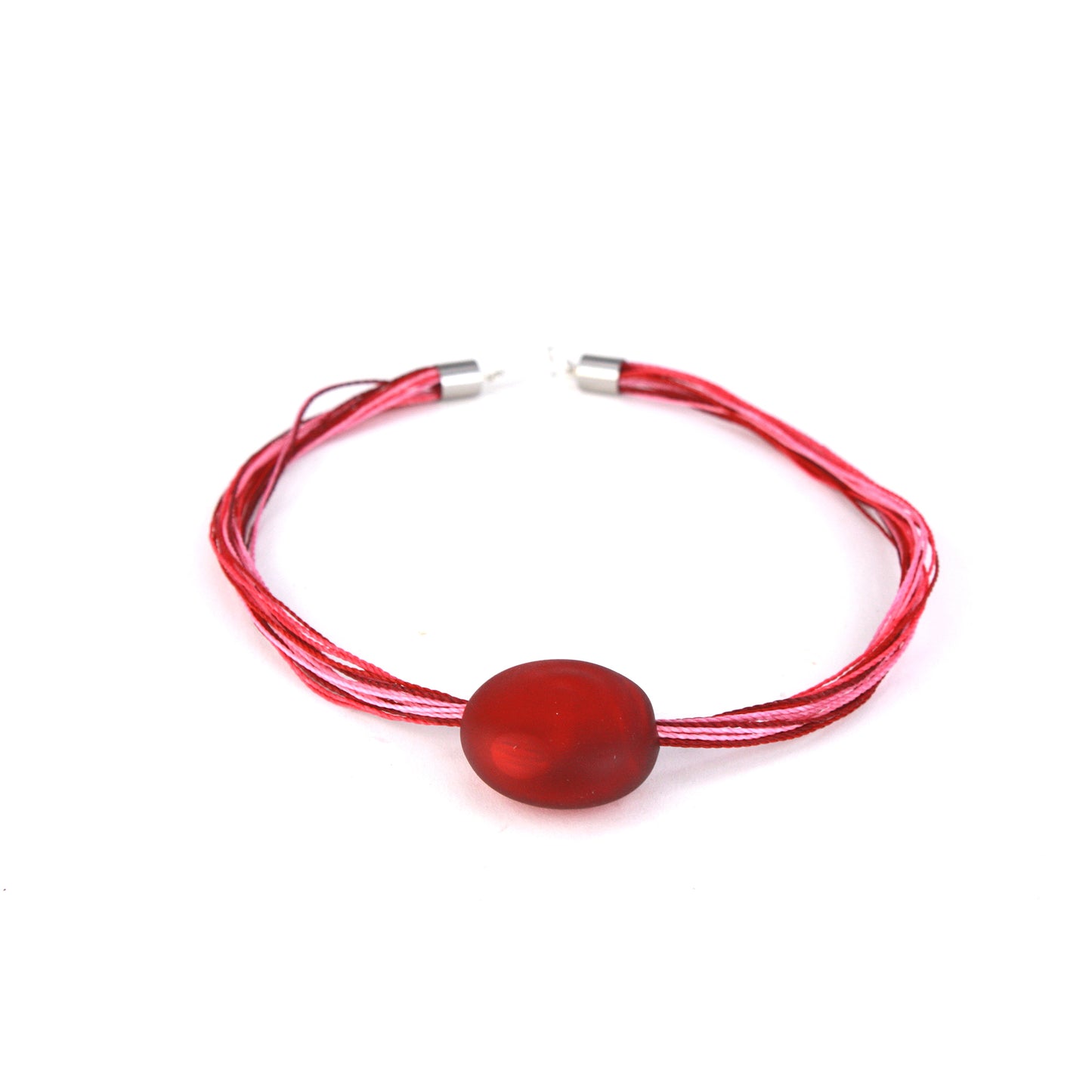 Aura necklace -red