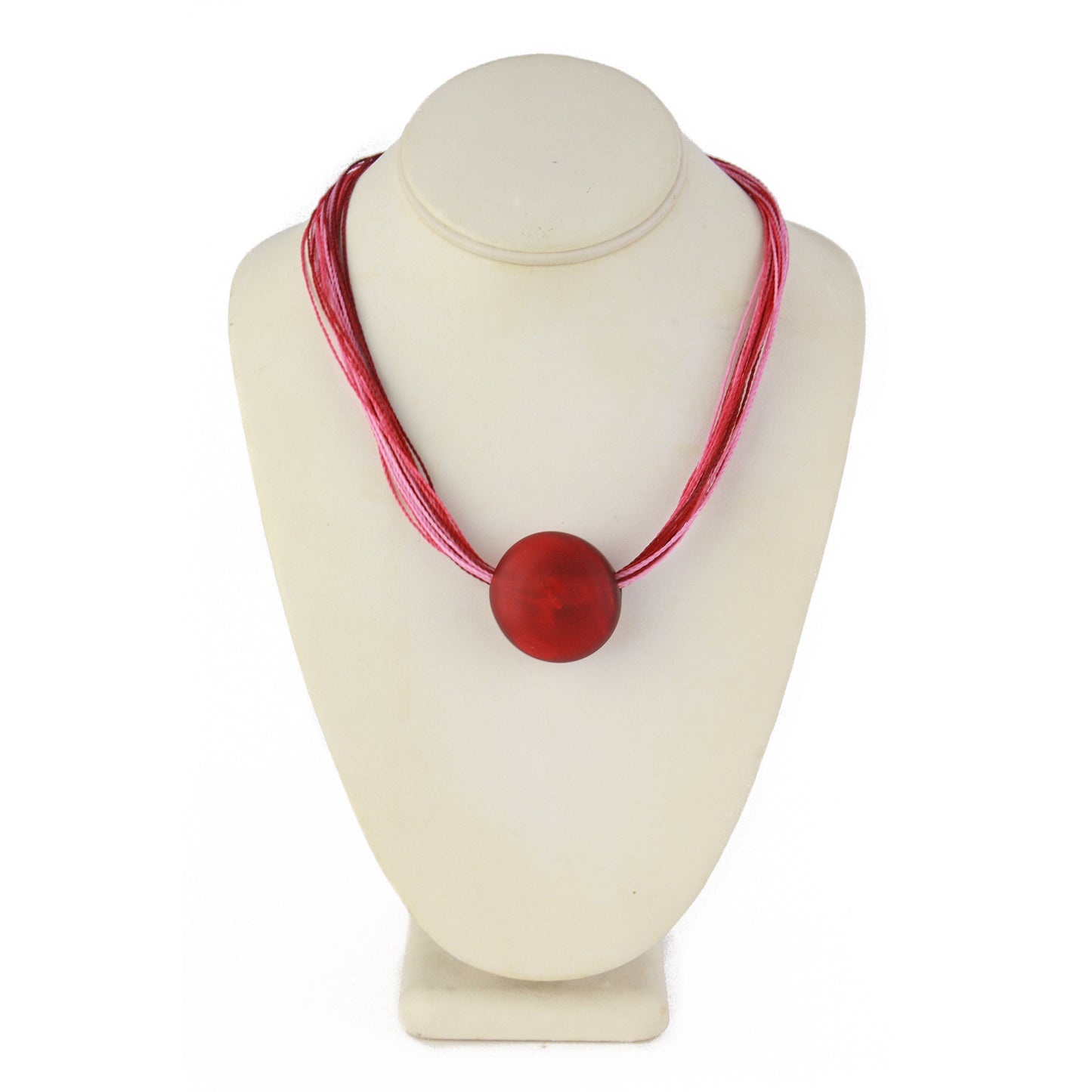 Aura necklace -red