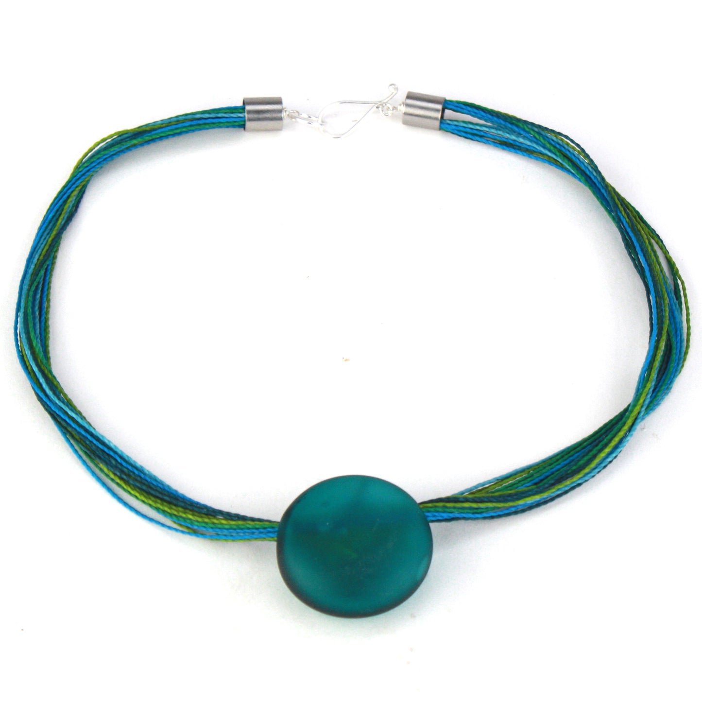 Aura necklace -teal