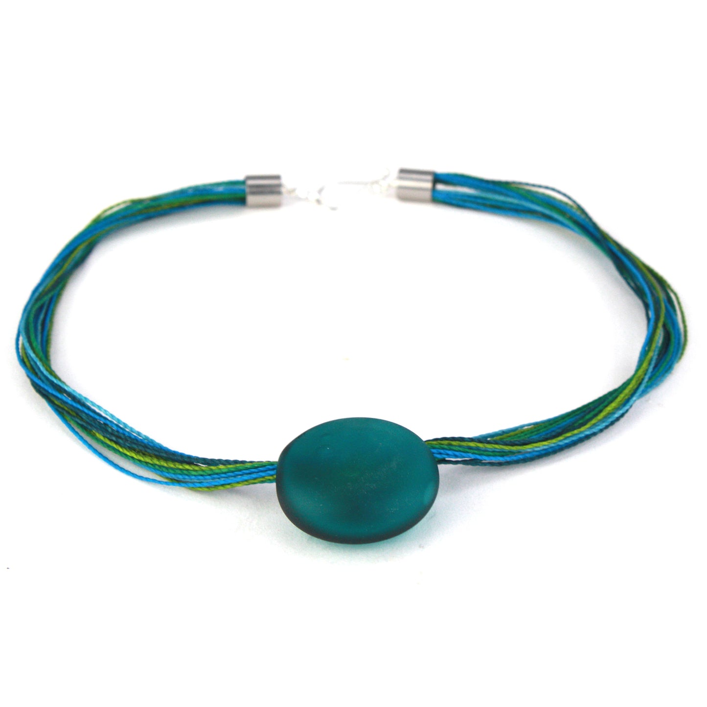 Aura necklace -teal