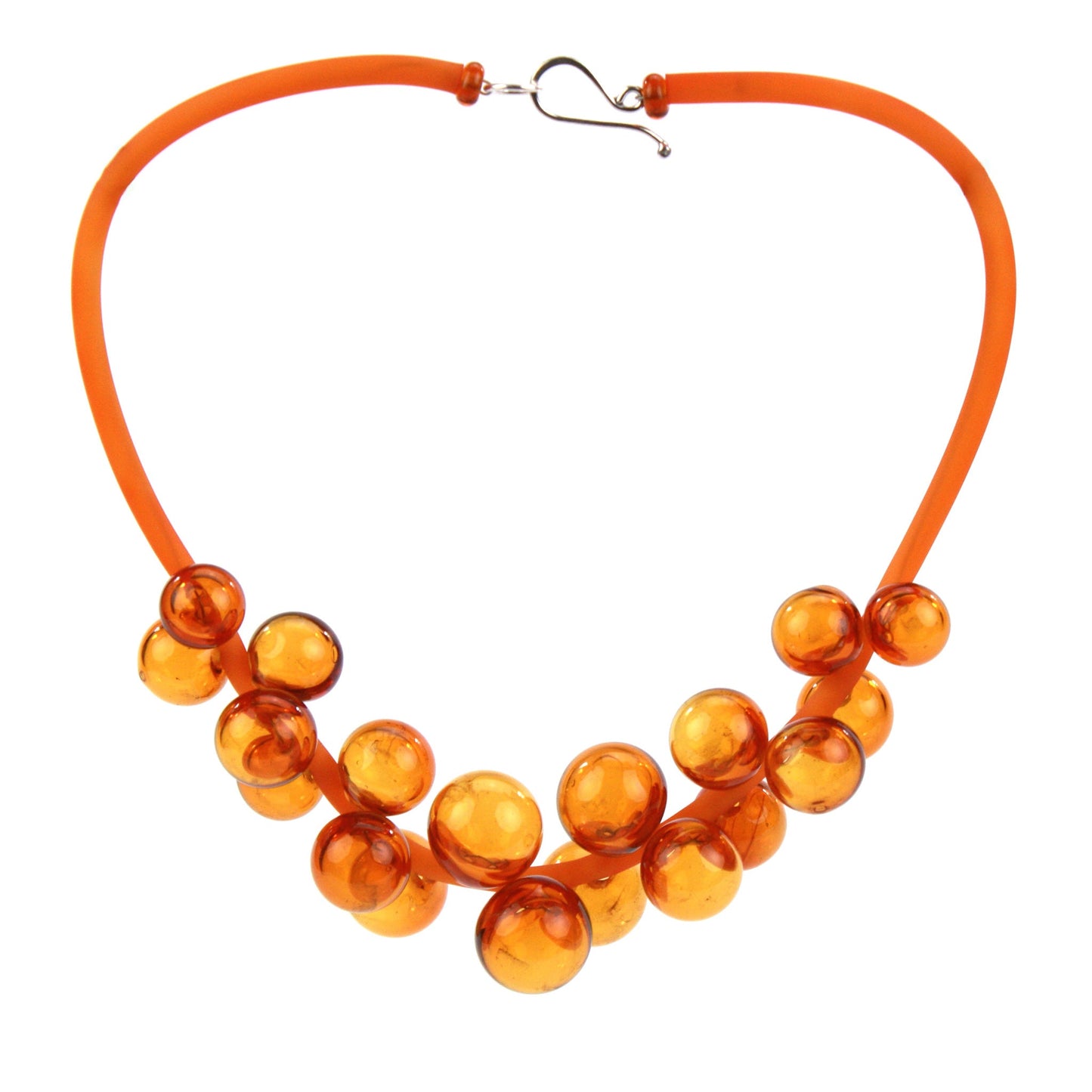 Chroma bolla necklace in amber