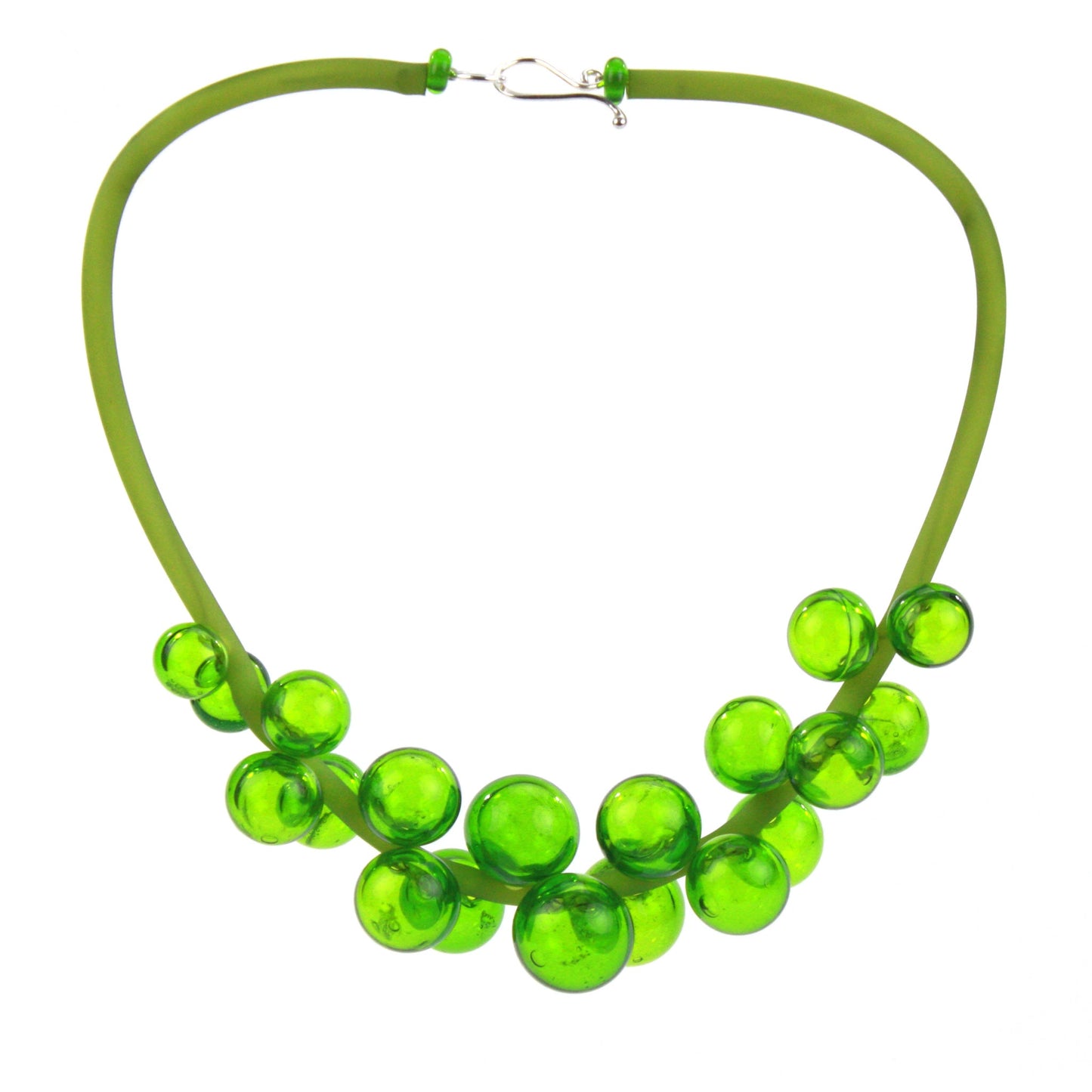 Chroma bolla necklace in green