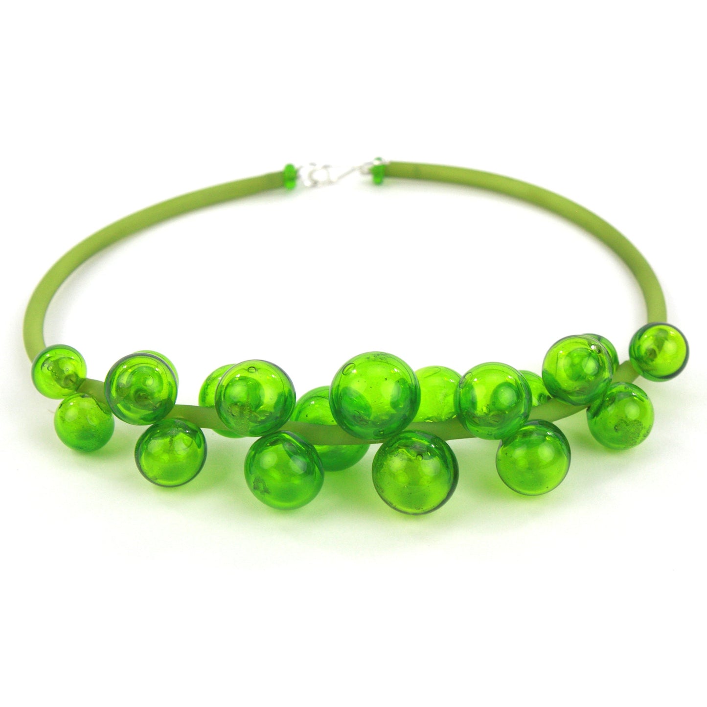 Chroma bolla necklace in green