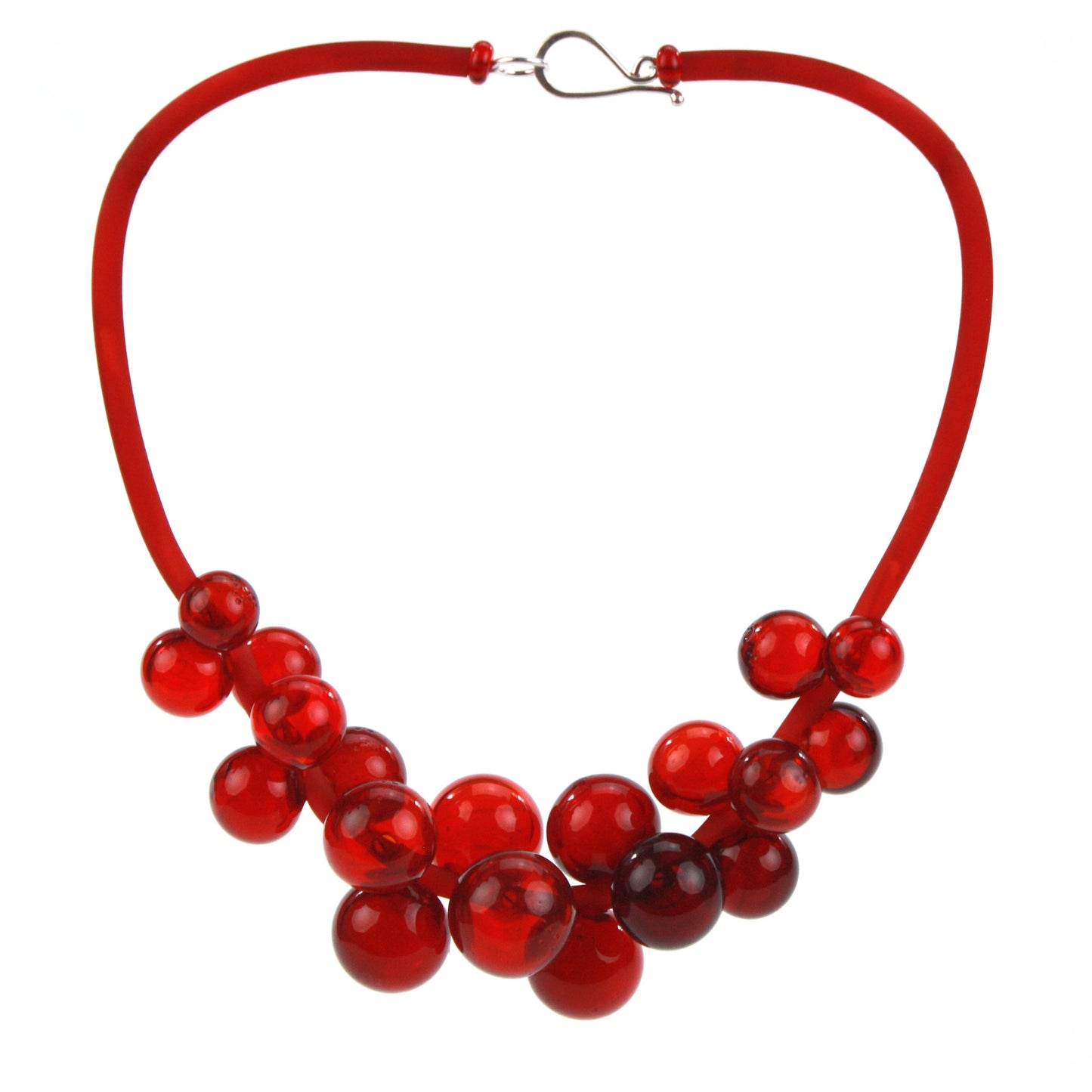 Chroma bolla necklace in red