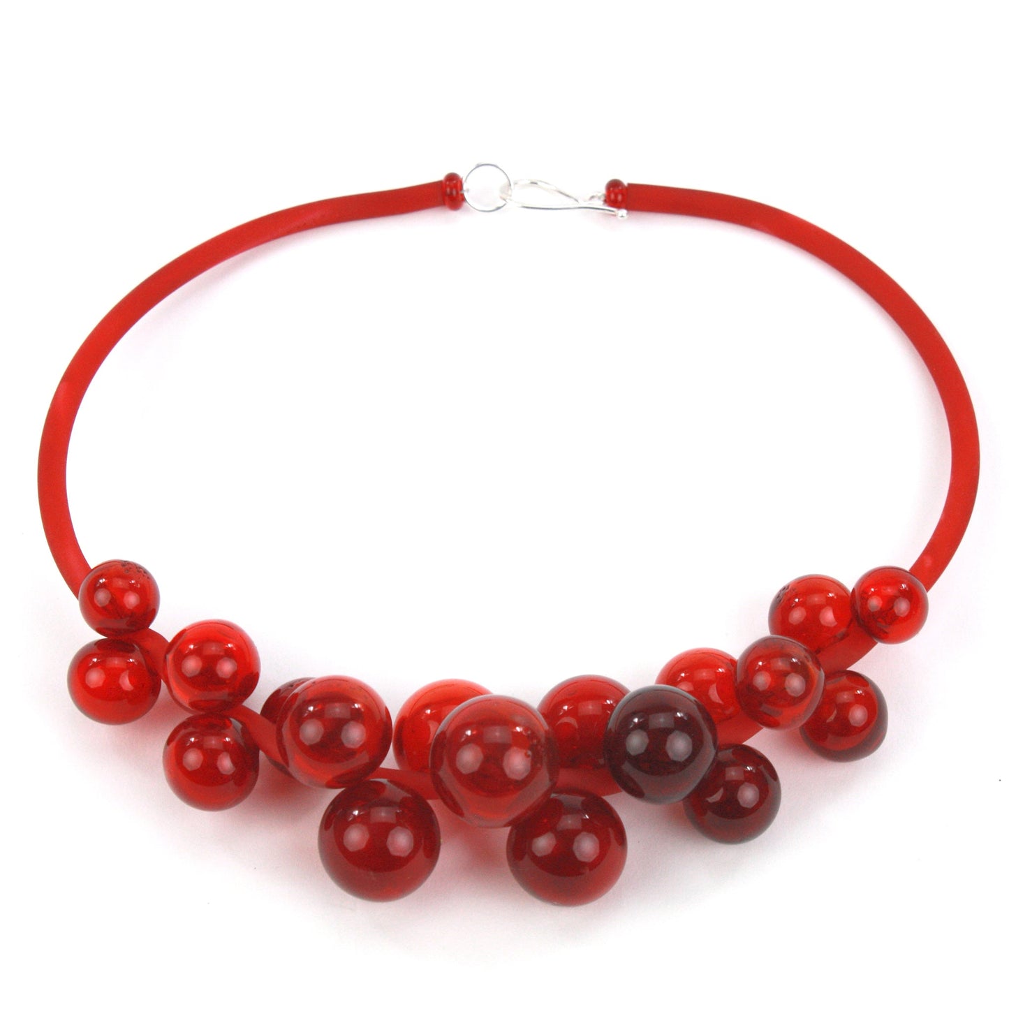 Chroma bolla necklace in red