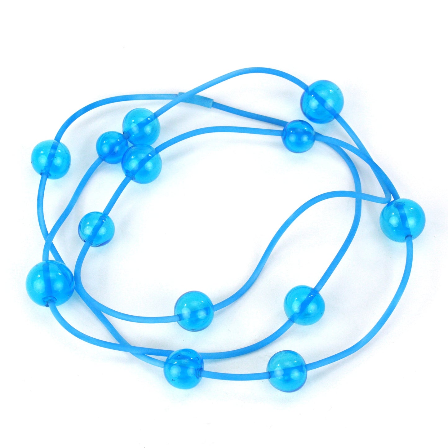 Orbit necklace -aqua