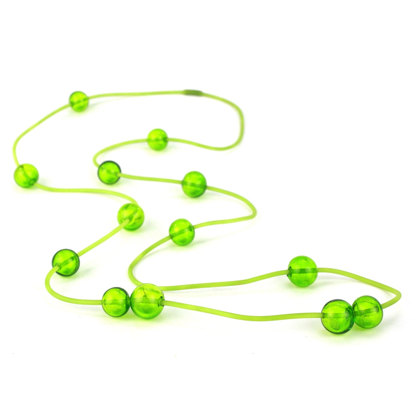 Orbit necklace -green