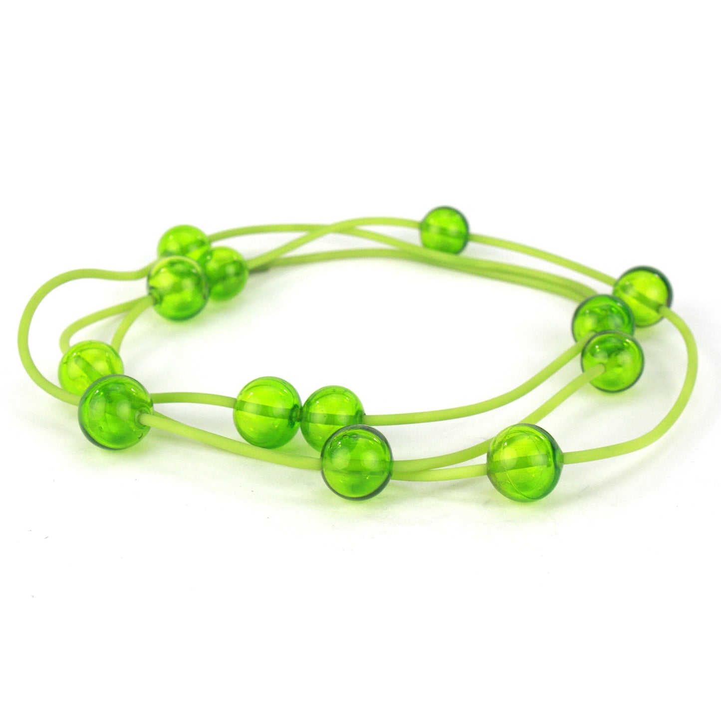 Orbit necklace -green