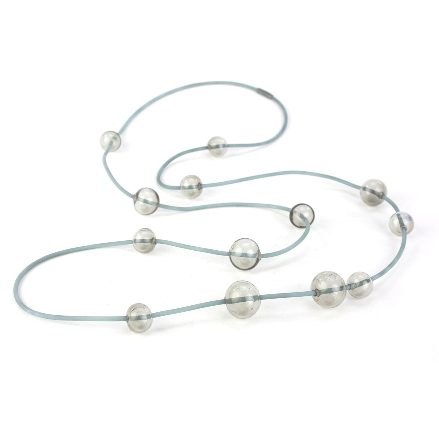 Orbit necklace -grey