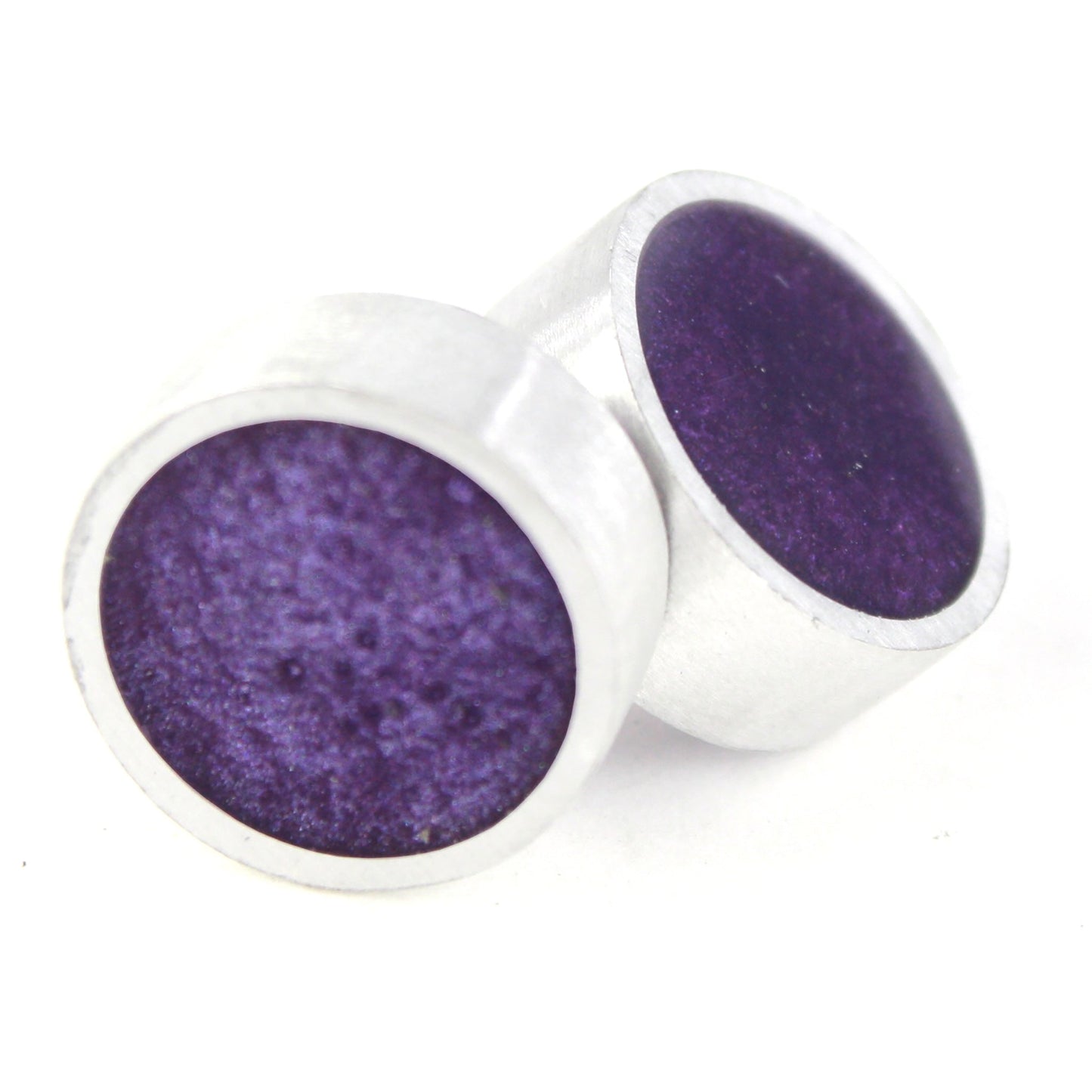 Resinique studs - purple