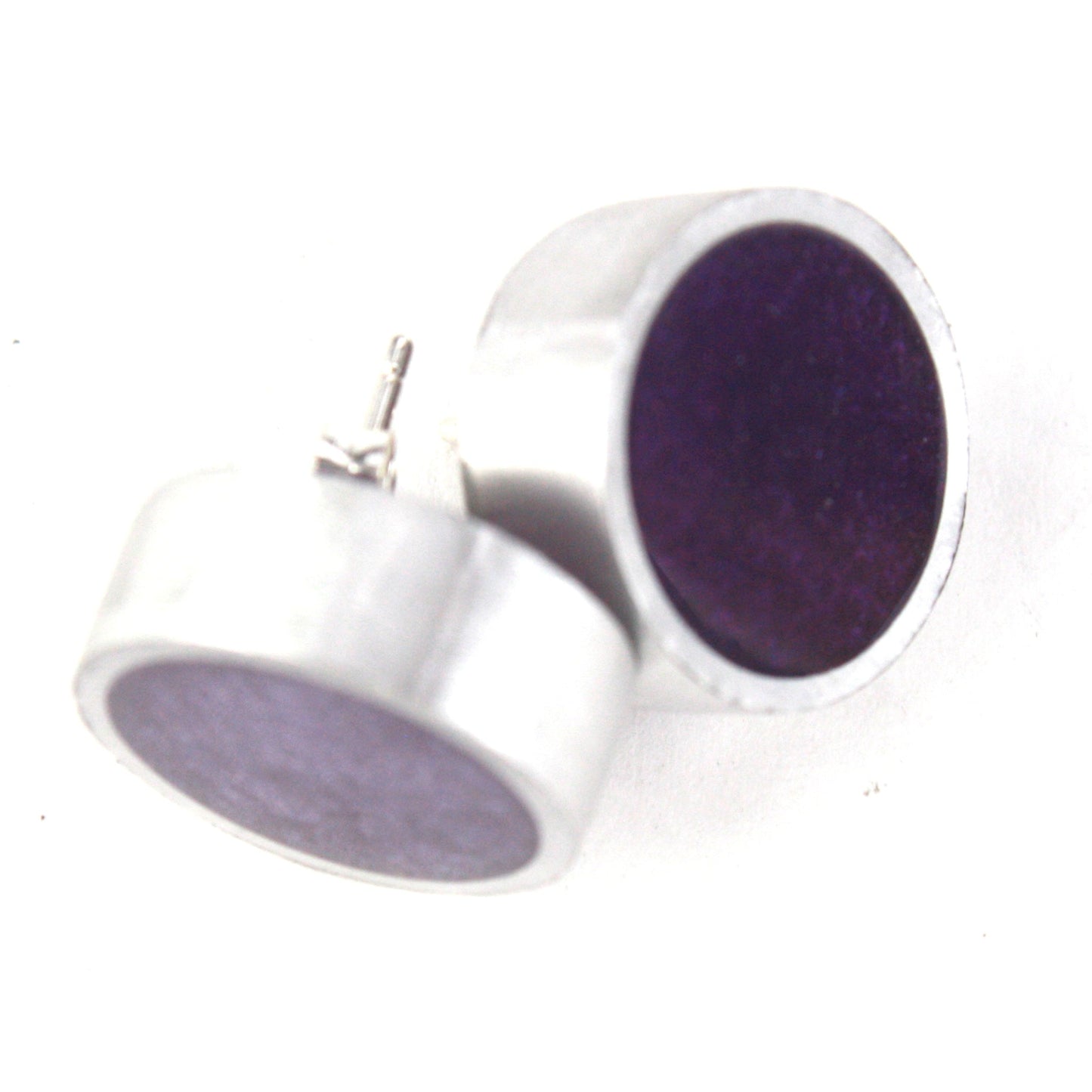 Resinique studs - purple