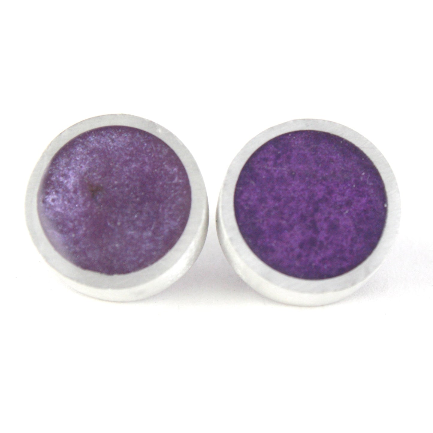 Resinique studs - lavender