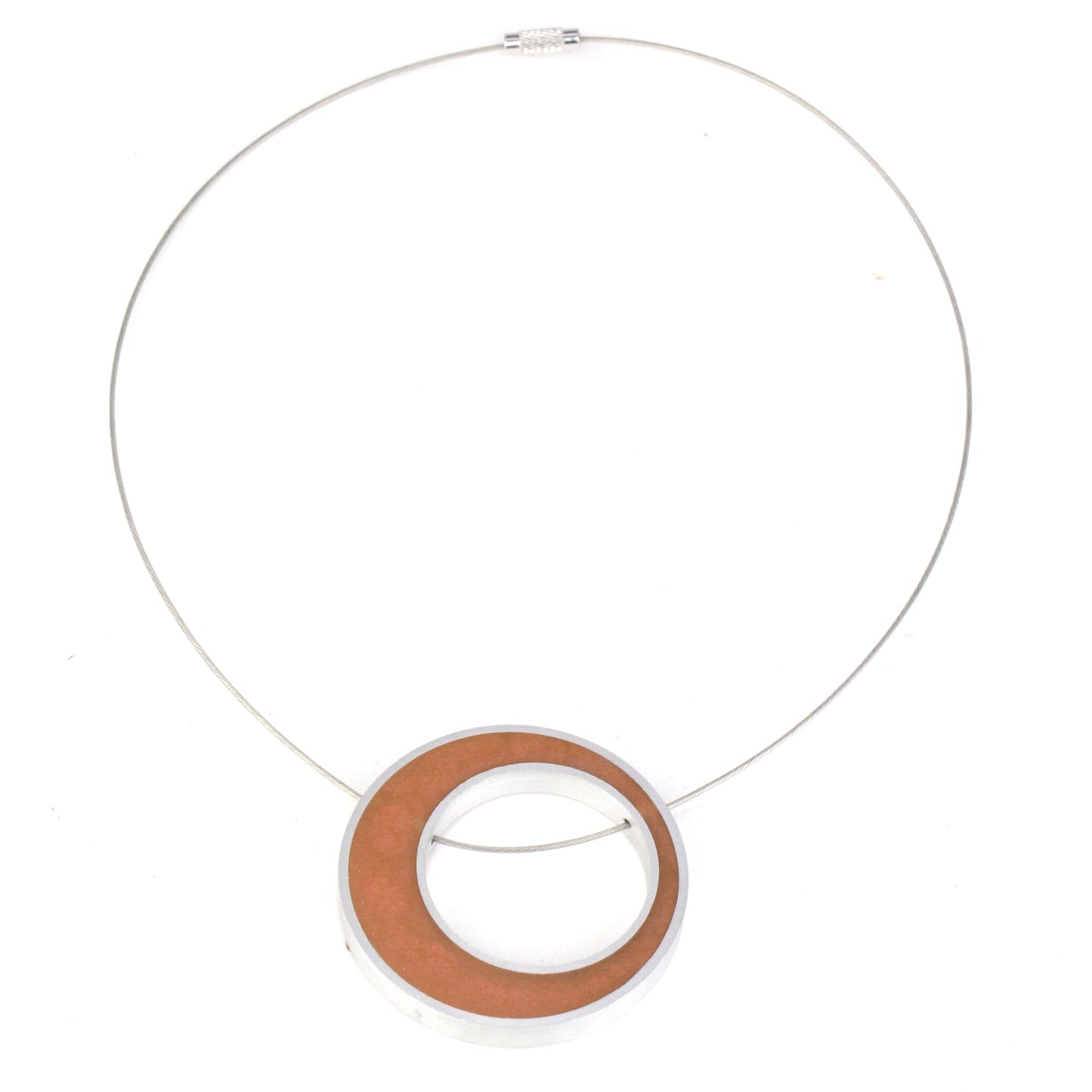 Solo spotlight necklace -copper