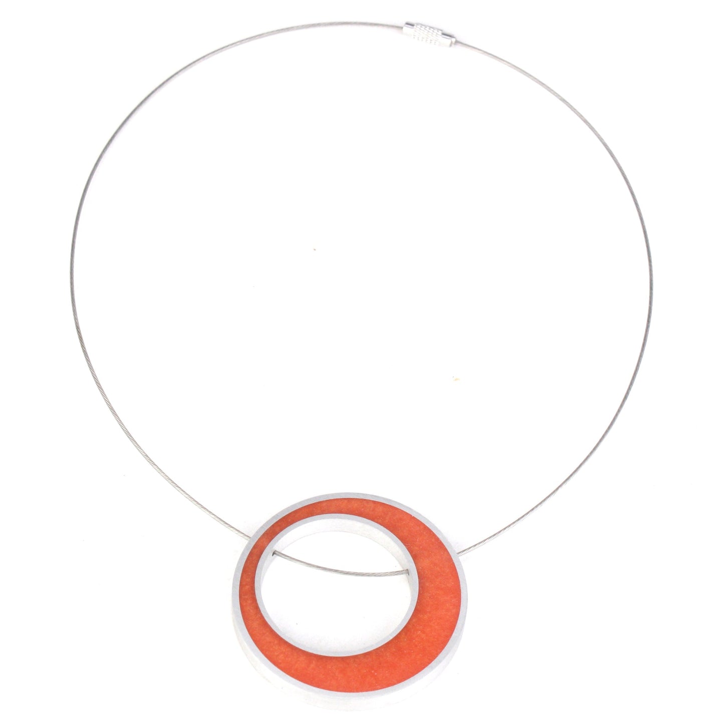 Solo spotlight necklace -orange