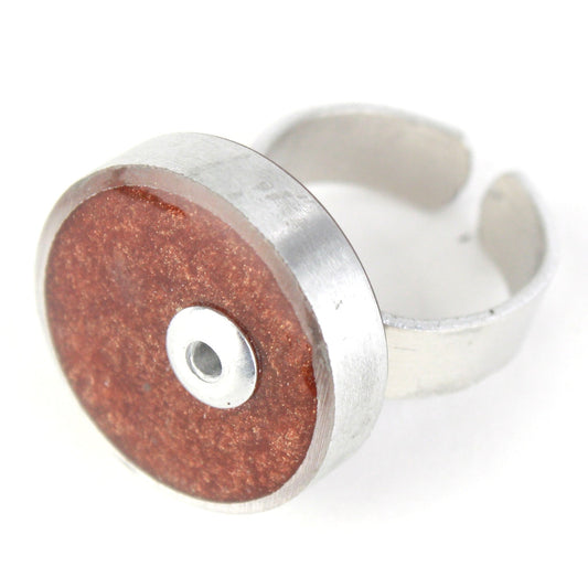 Resinique circle ring - copper