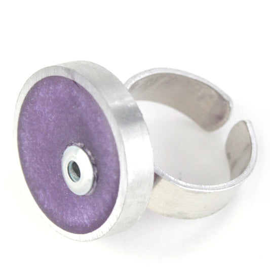 Resinique circle ring - lavender