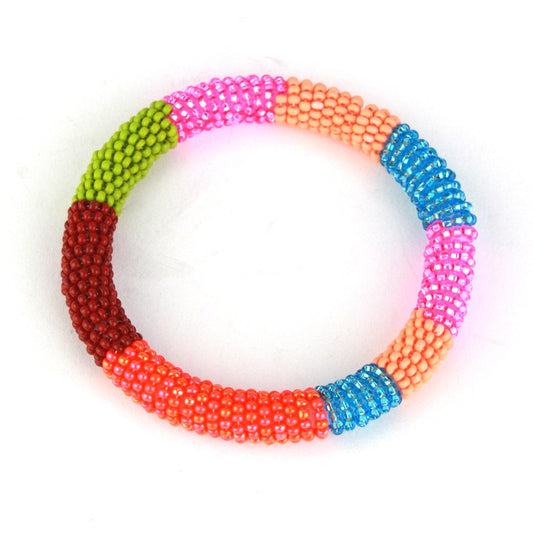 Beaded bracelet - multi-color