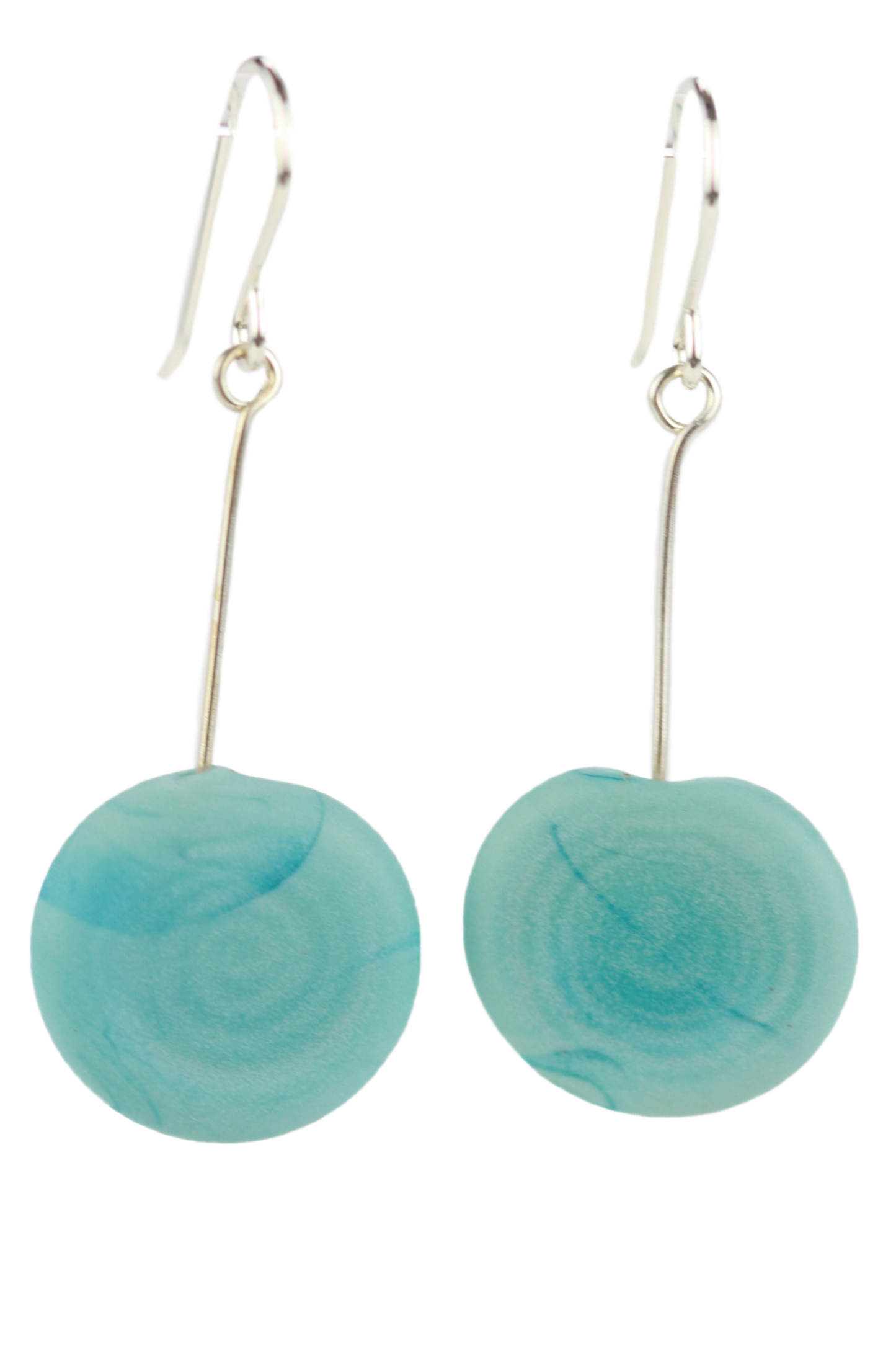 Tab earrings -turquoise